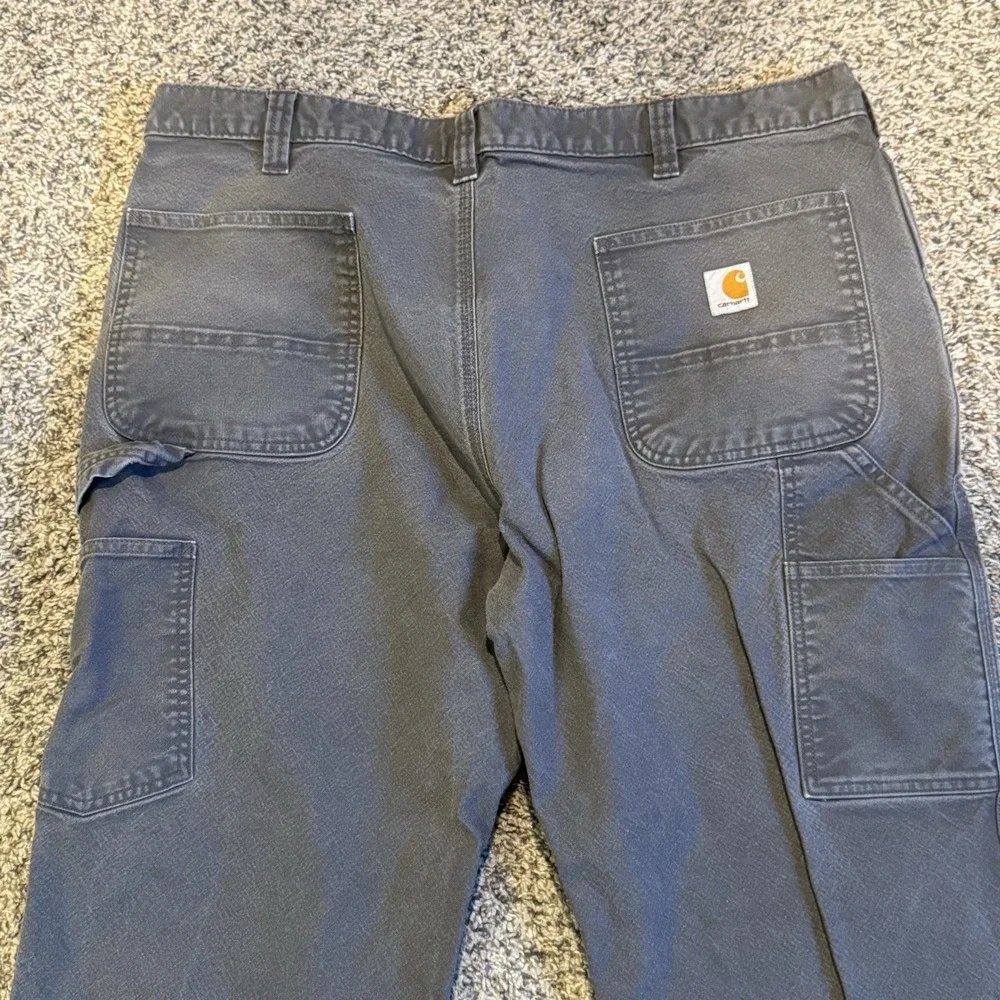 Carhartt Rugged Flex Relaxed Fit Duck Utility Gray Work Pants Men's 40x30